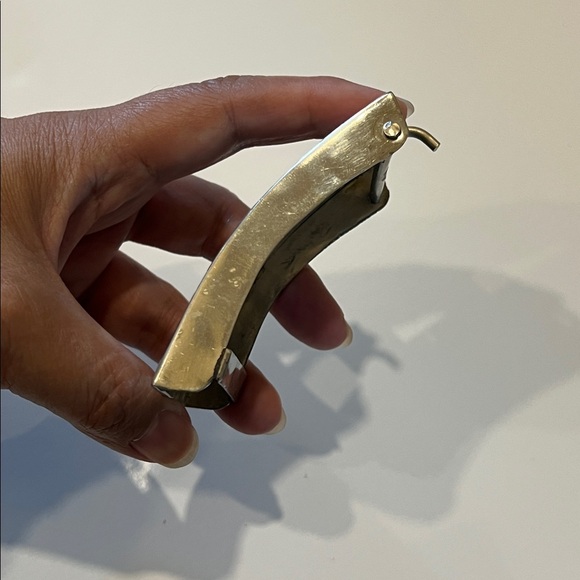 Alpaca Mexico Belt Buckle with Abalone Mother of Pearl Inlay and Leather Belt - Picture 5 of 11